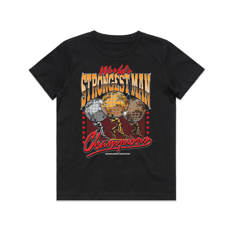 Champion Youth Tee – The World's Strongest Man Merch